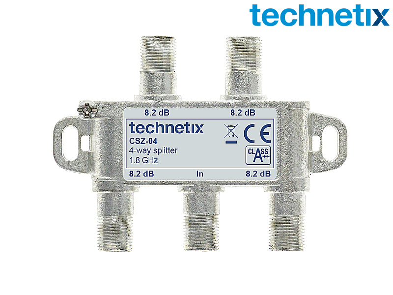 Viervoudige verdeler 12-1800 MHz (CSZ-04)