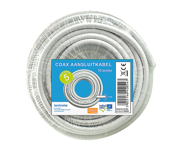 Installatie kabel 10 meter (COAXIH-10M-Shopverpakking)