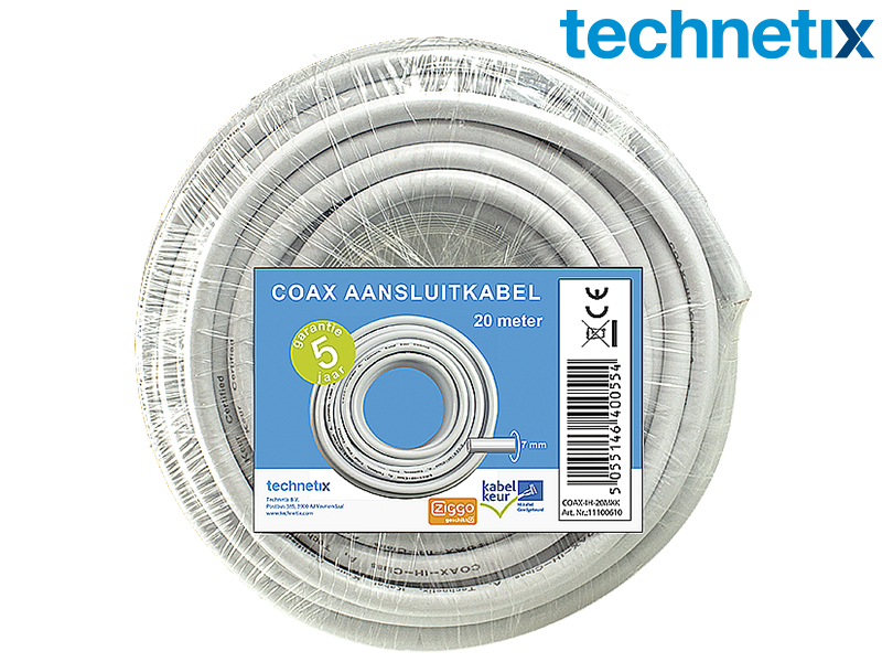 Coax installatiekabel C9, 20 meter (10470452)